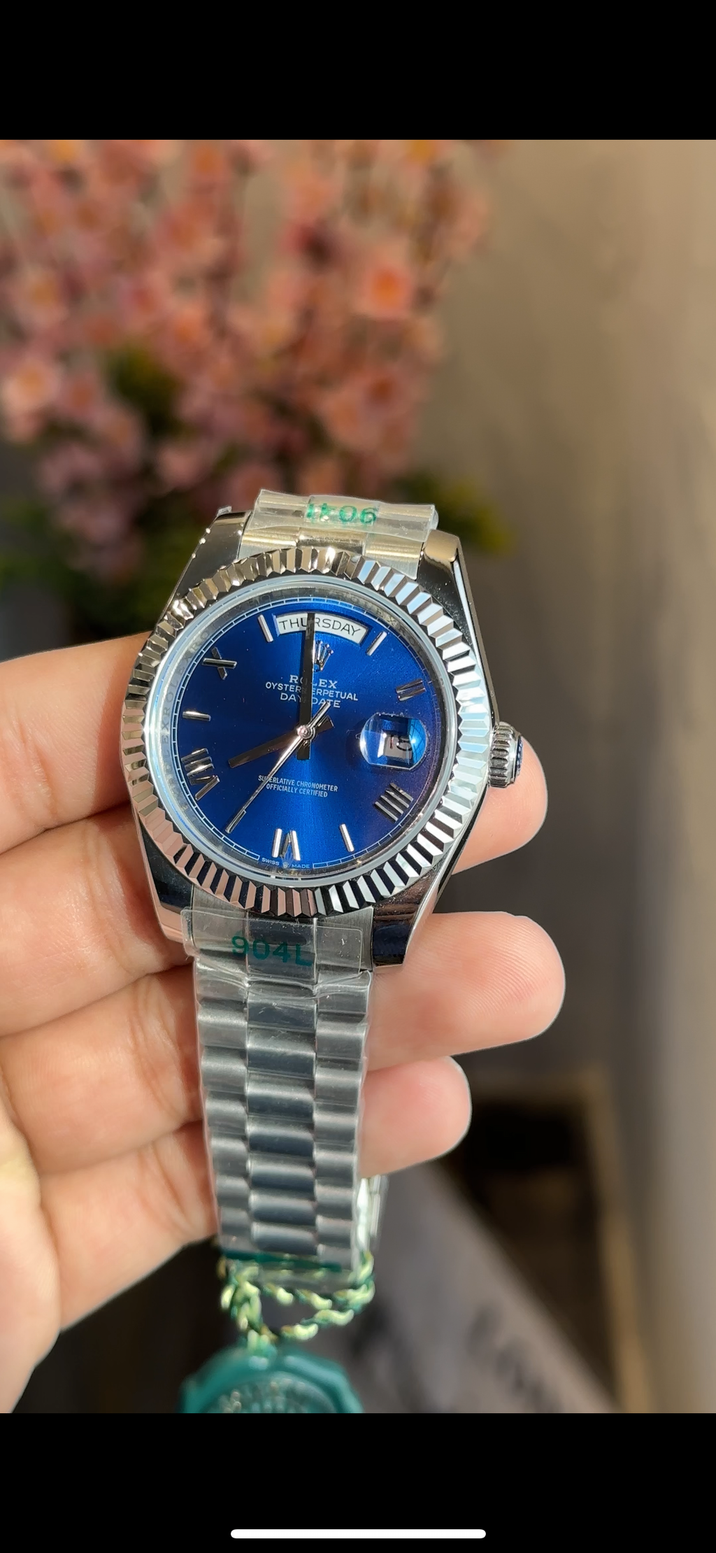 DD silver blue roman