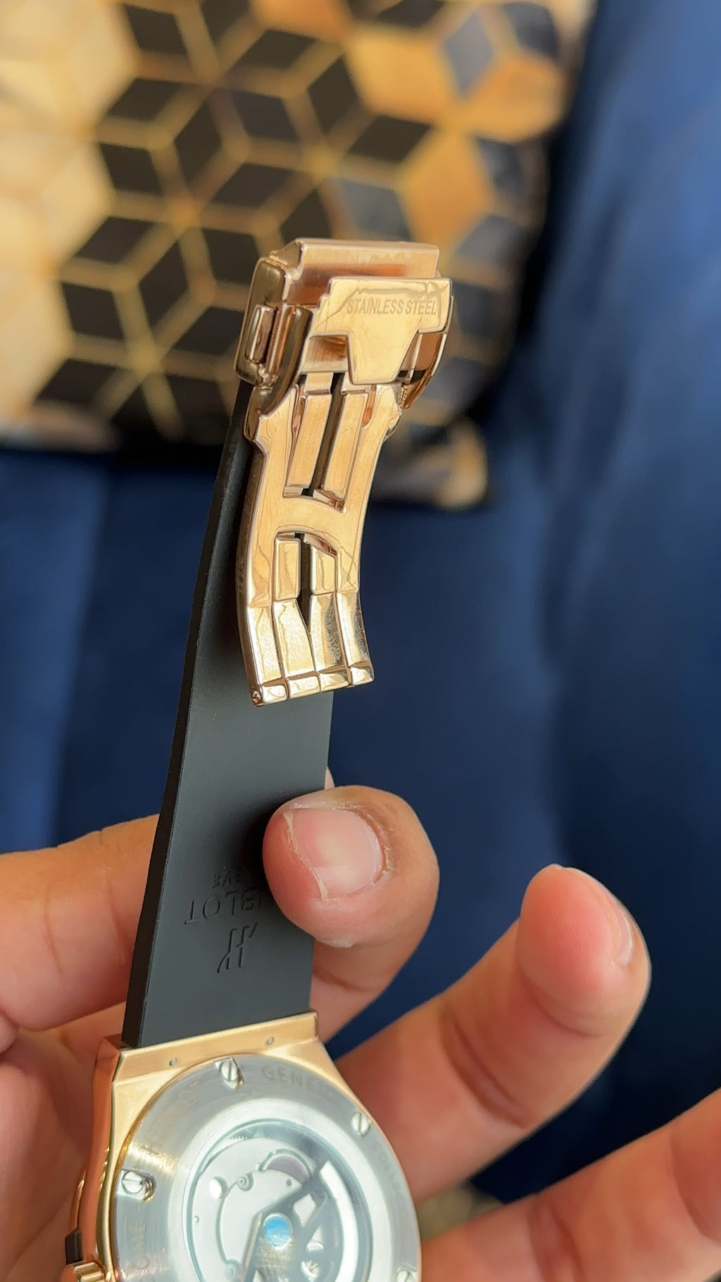 Hub black pvc rose auto