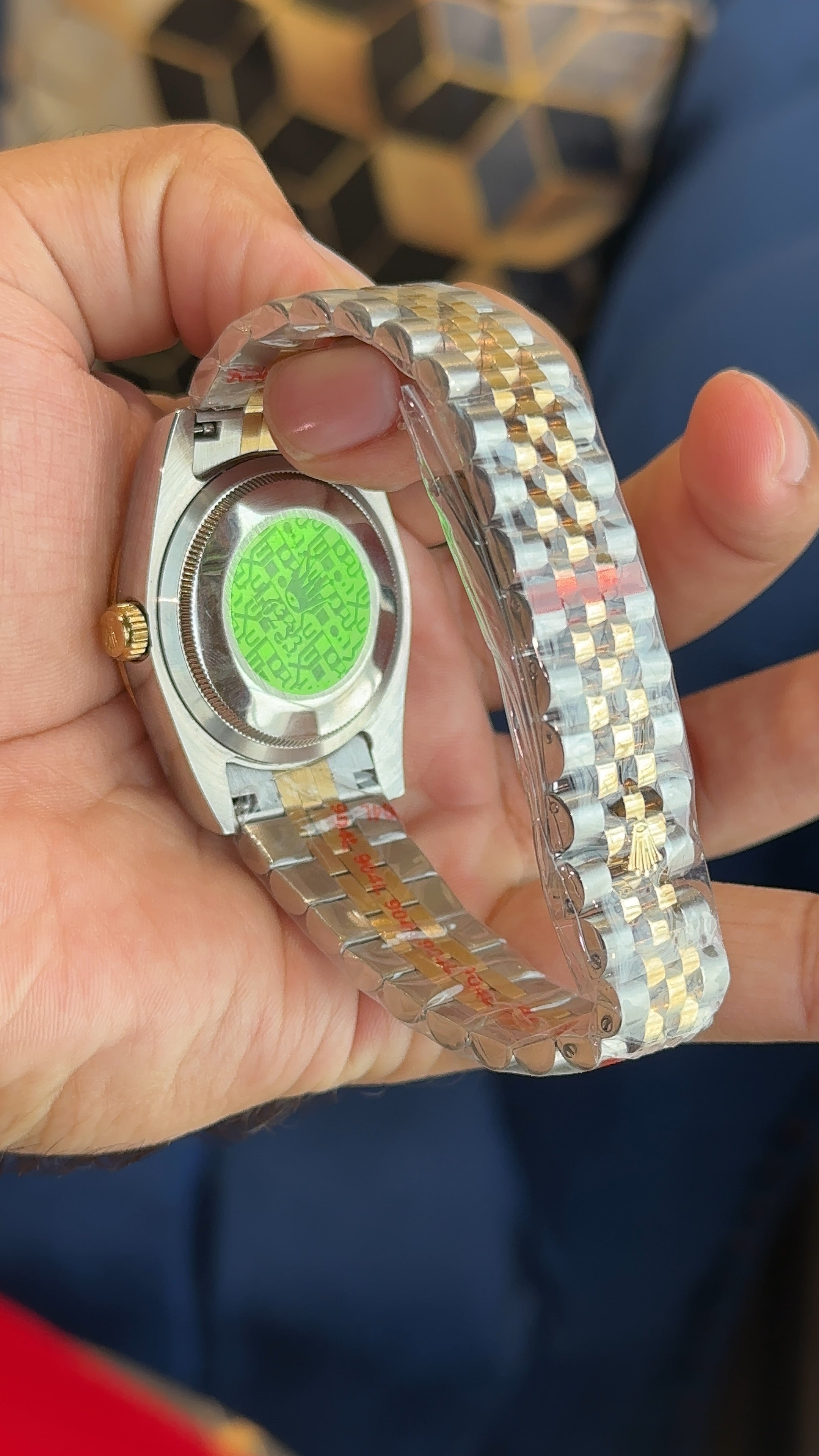 Date 36mm Two tone gold