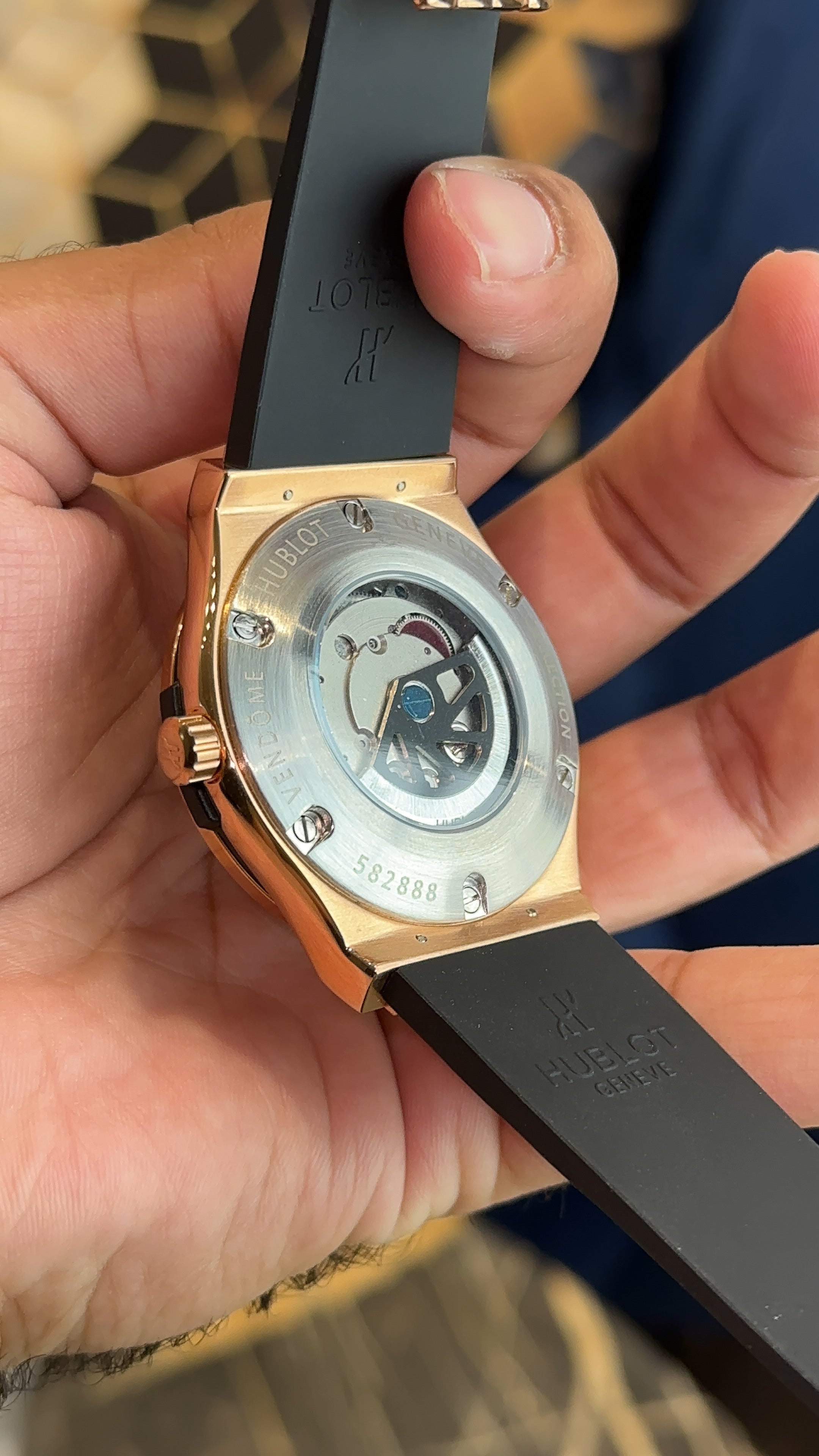 Hub black pvc rose auto