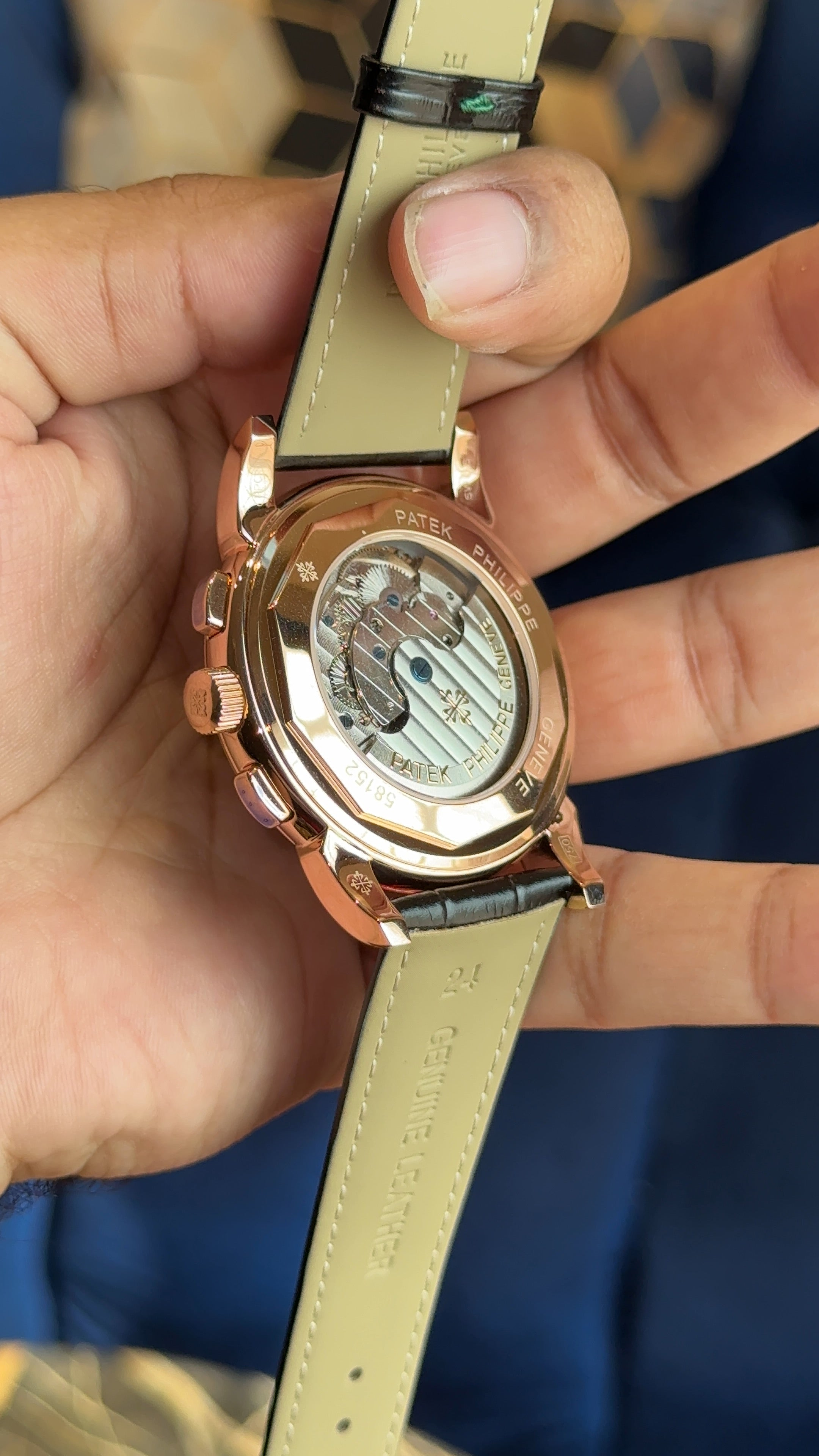 Patek century rose olive green