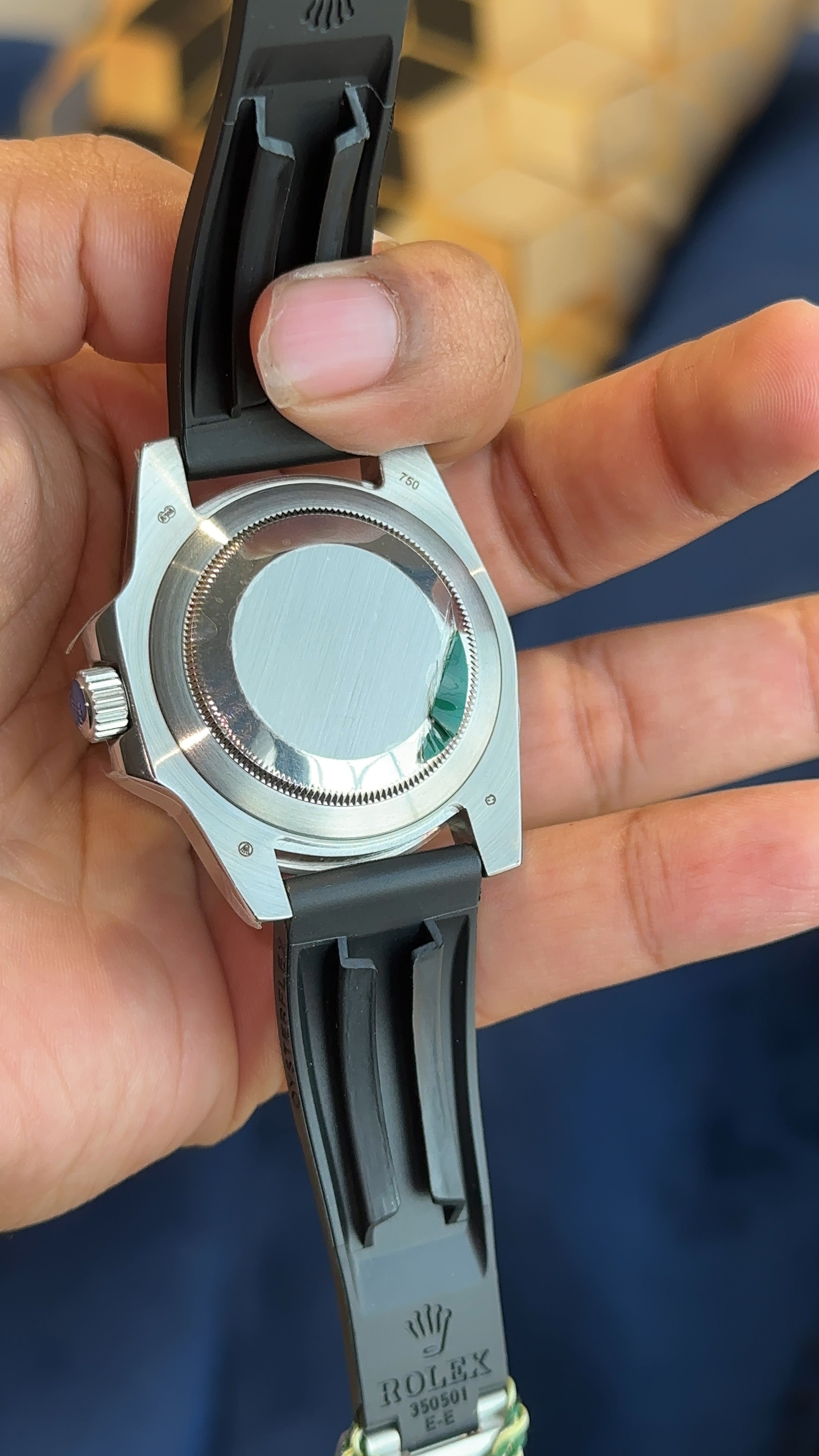 Yatch master silver pvc