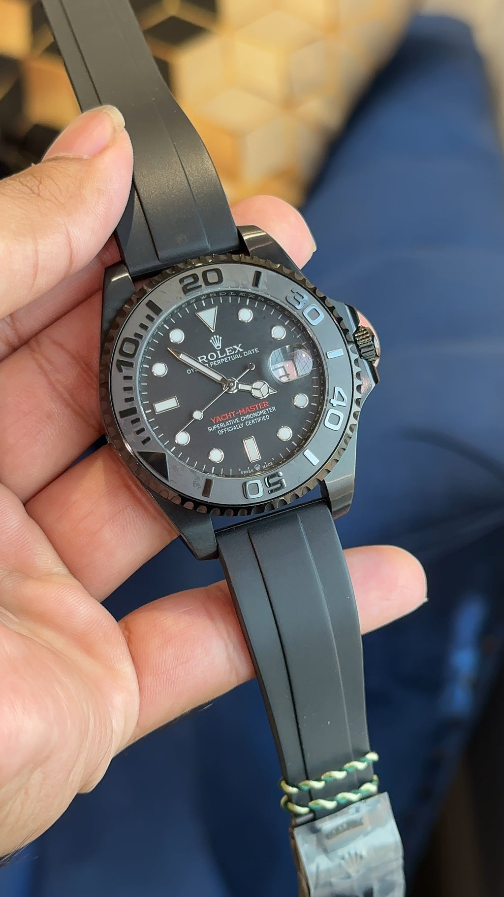 Yatchmaster All Black PVC