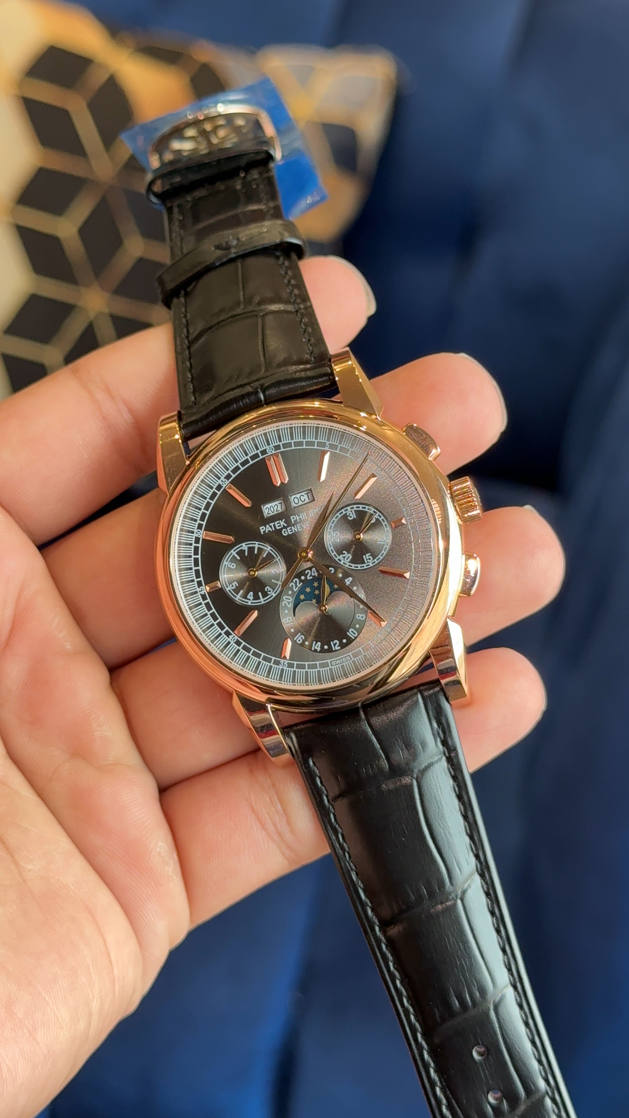 Patek century rose grey dial