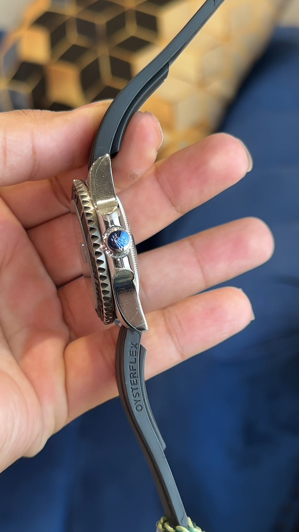 Yatch master silver pvc