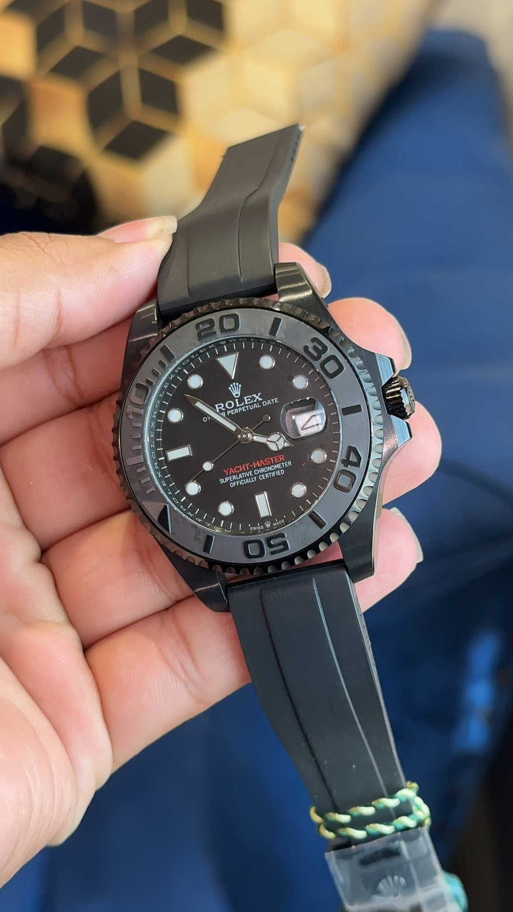 Yatchmaster All Black PVC