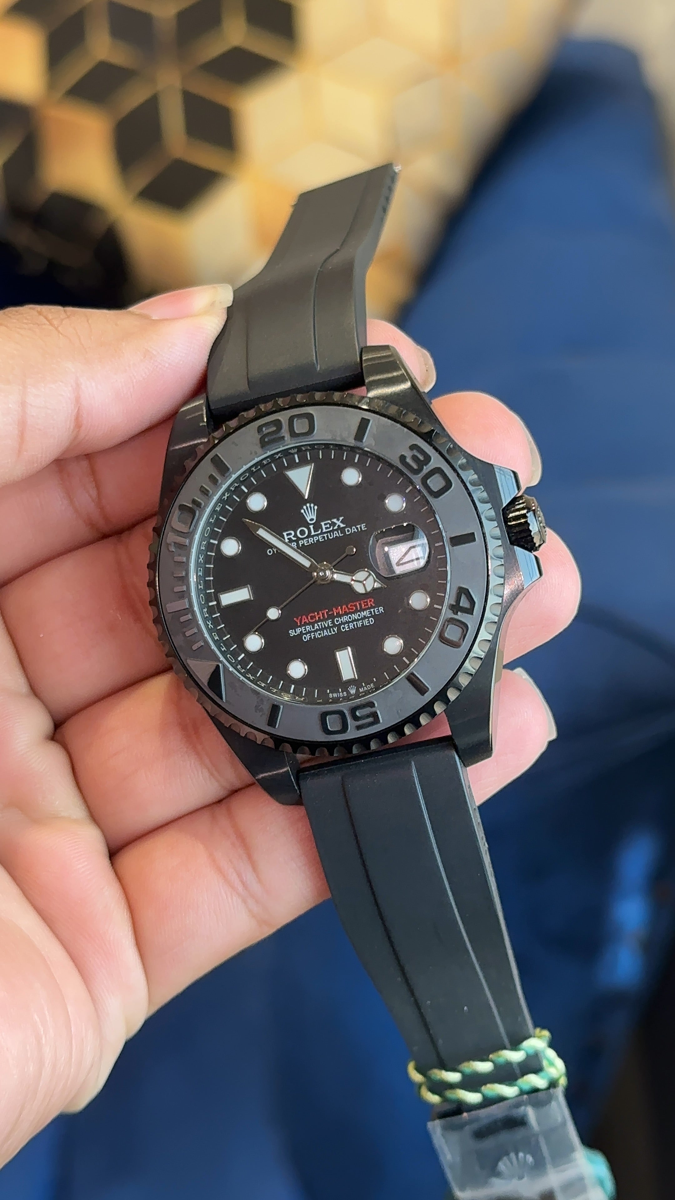 Yatchmaster All Black PVC