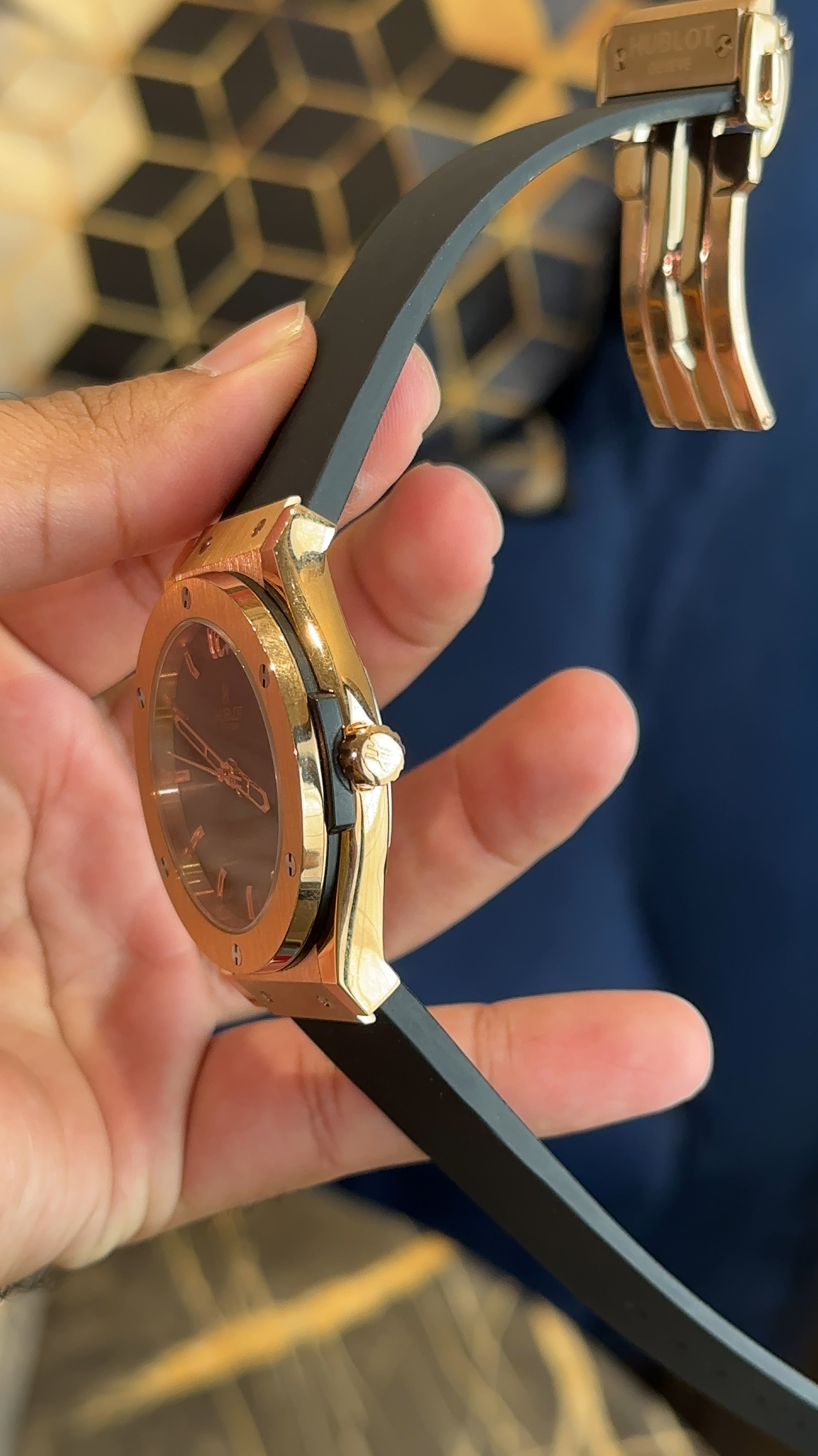 Hub black pvc rose auto