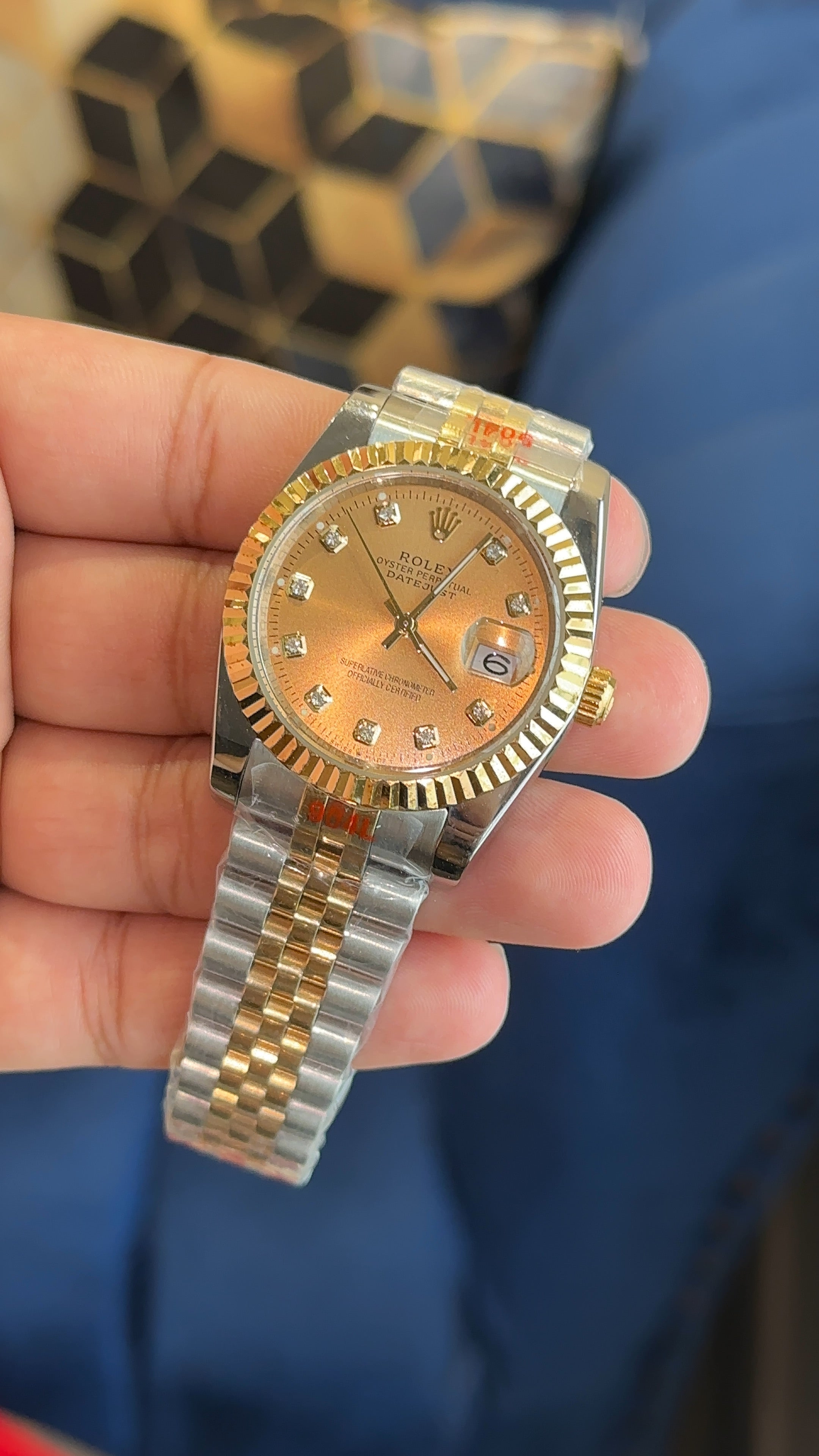 Date 36mm Two tone gold