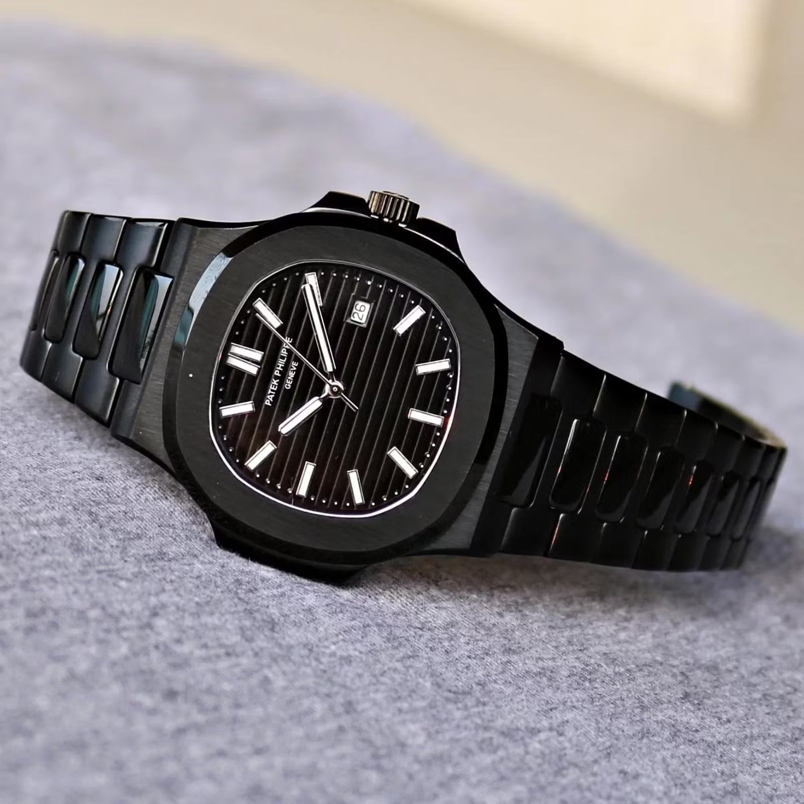 PP Black Premium Watch Mens