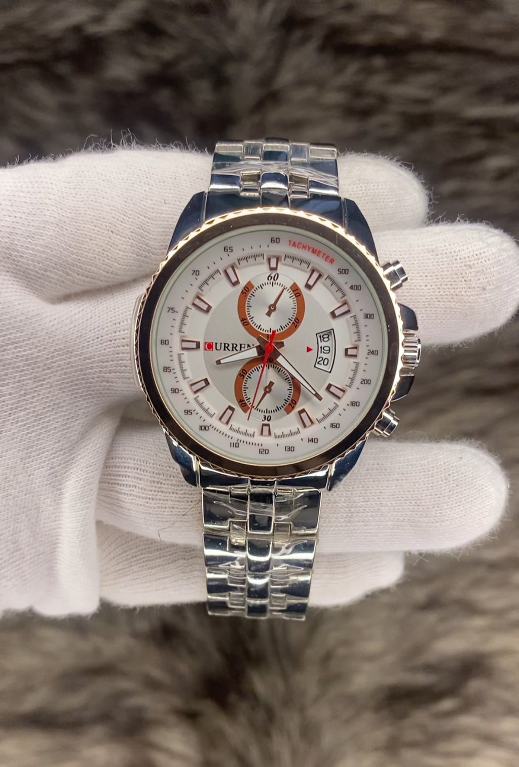 CURREN Stainless Steel Wrist Watch For Men