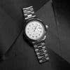 Premium RLX Day-Date Silver Chain White Dial Watch