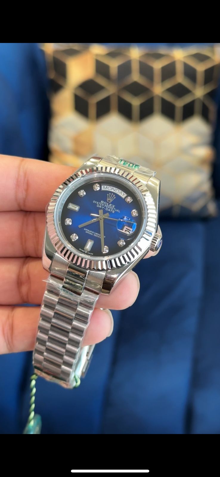 Daydate Stone Blue Shaddy Dial