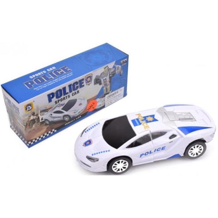Robot Police Transformation Car