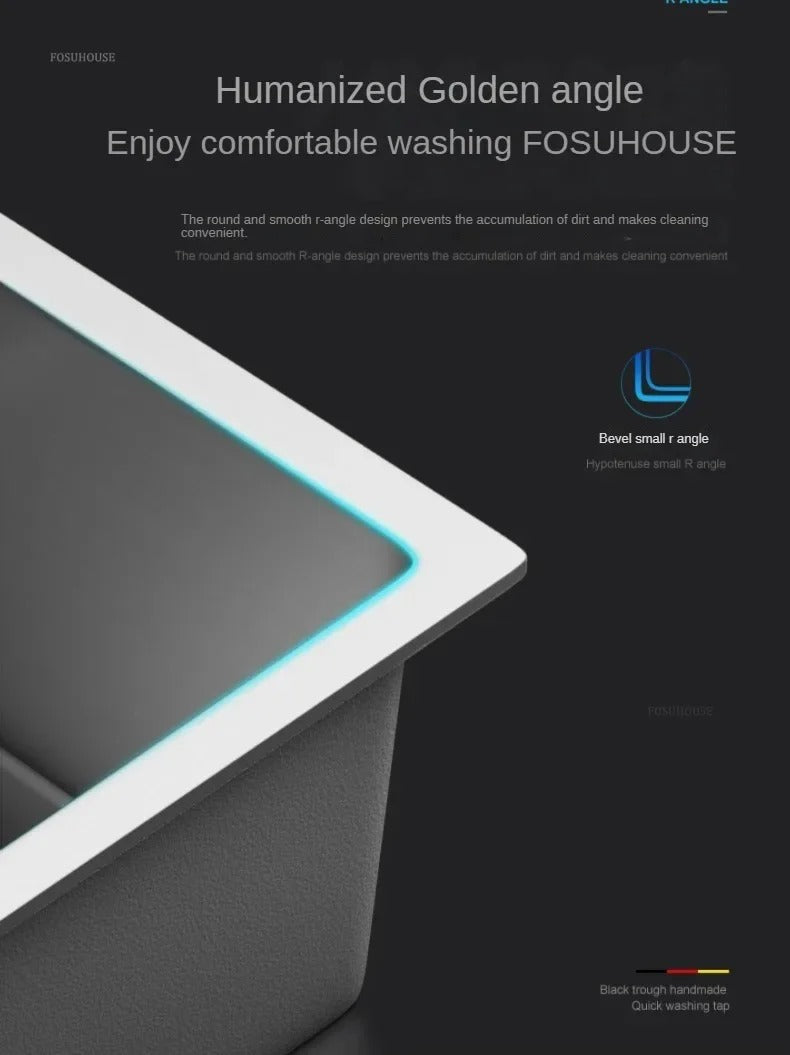 Metal Sink for Vegetable Washing Thickened Double Hole Kitchen Sinks