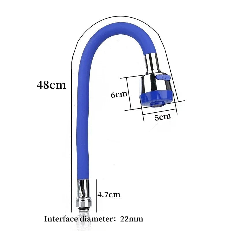 Pipe With Sprayer Head Faucet