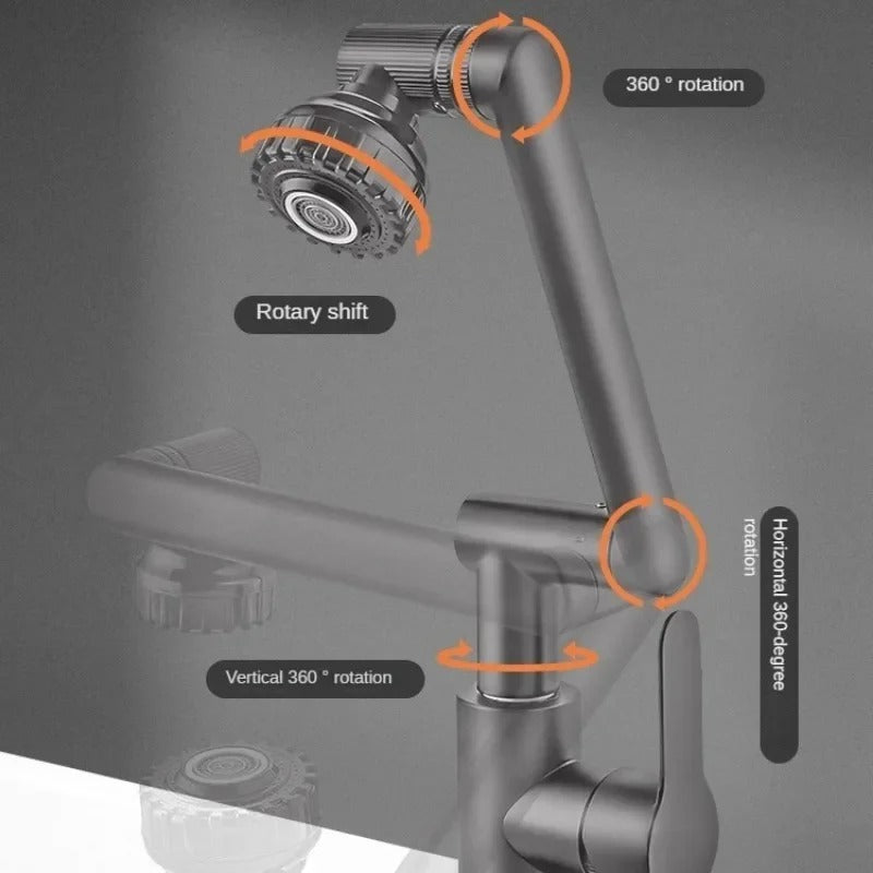 Mechanical Arm Universal Faucet Hot and Cold mixer