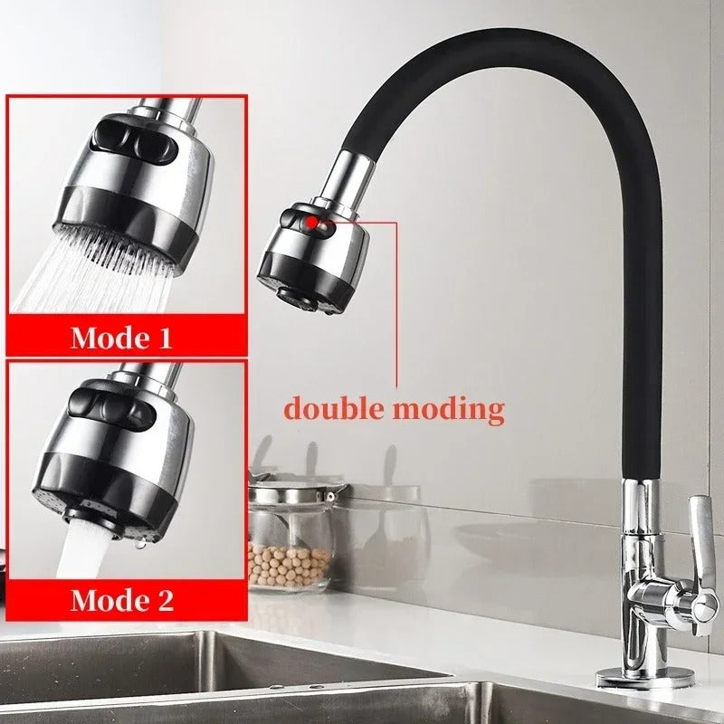 Pipe With Sprayer Head Faucet