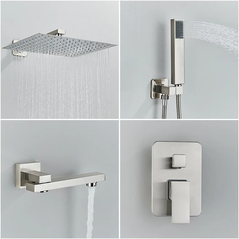 Bathroom Concealed Shower Sets Hot & Cold
