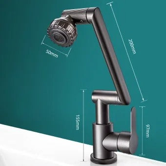 Mechanical Arm Universal Faucet Hot and Cold mixer