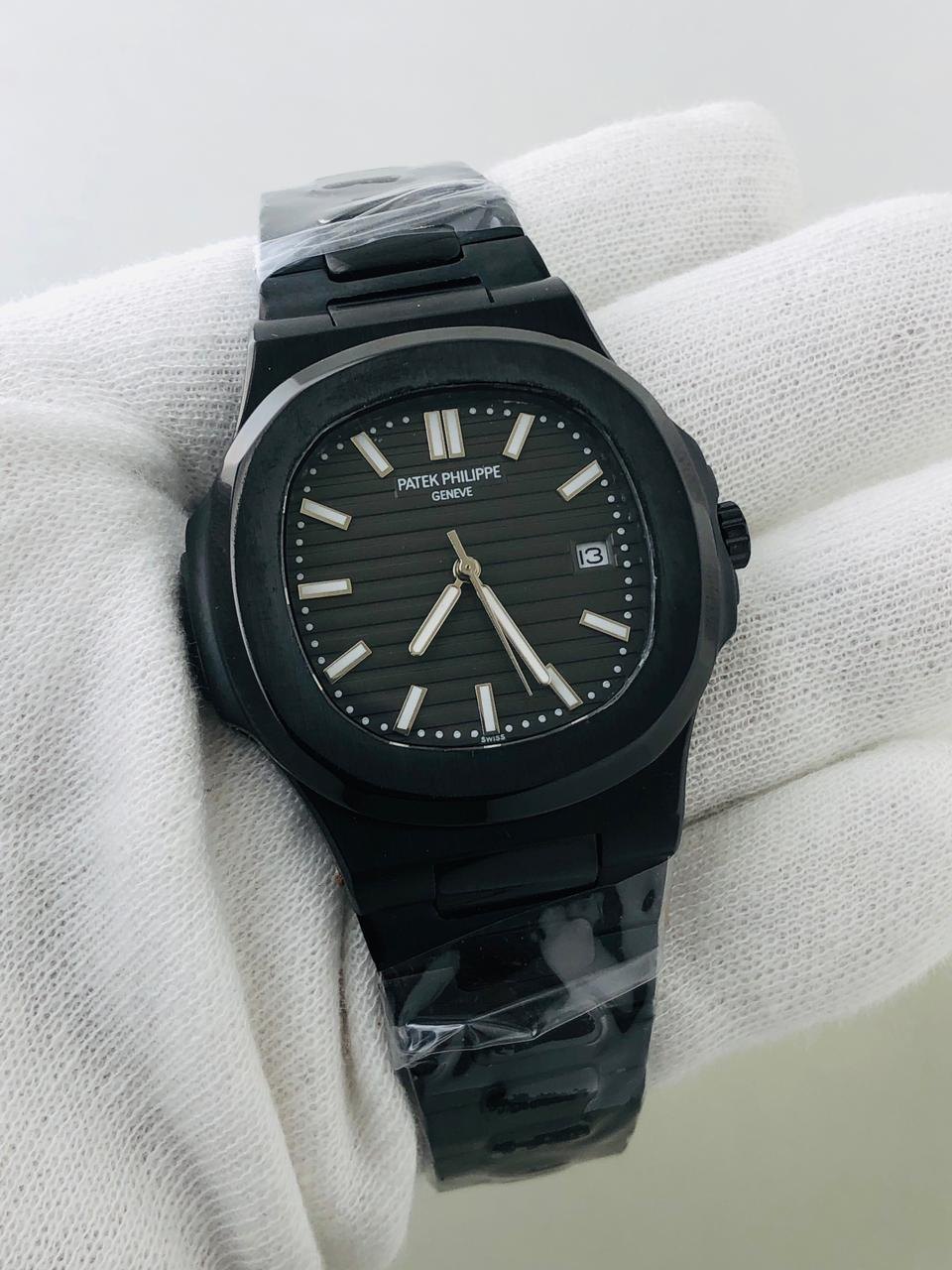 PP Black Premium Watch Mens