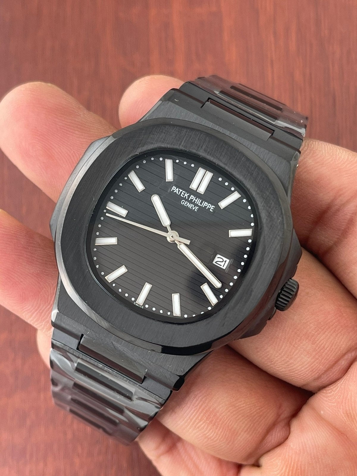 PP Black Premium Watch Mens